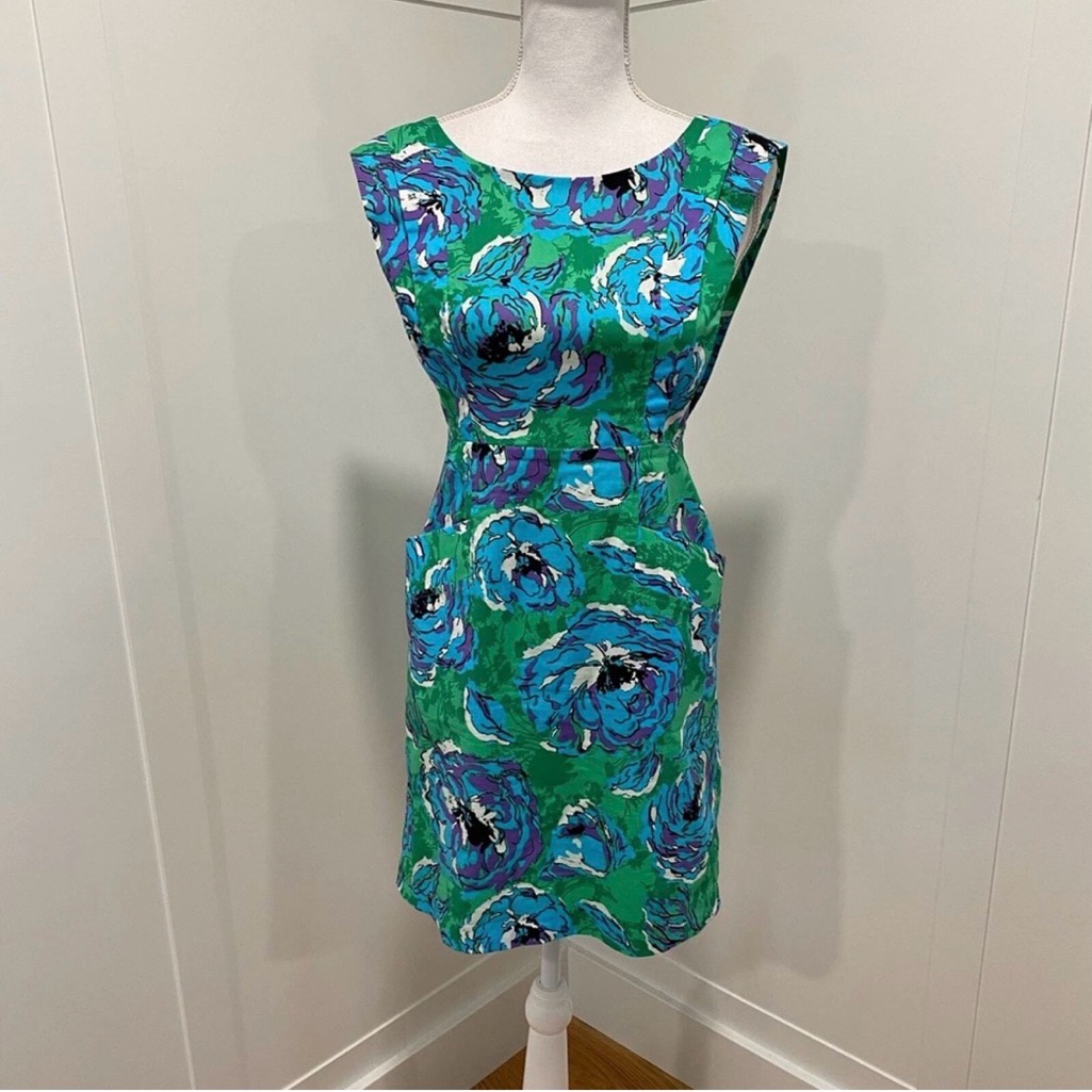 Anthropologie Brand Plenty By Tracy Reese Dress Floral 4 Petite